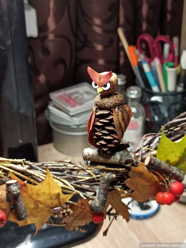 Рождественский веночек и мягкие ёлочные украшения в детский сад (фото 6)