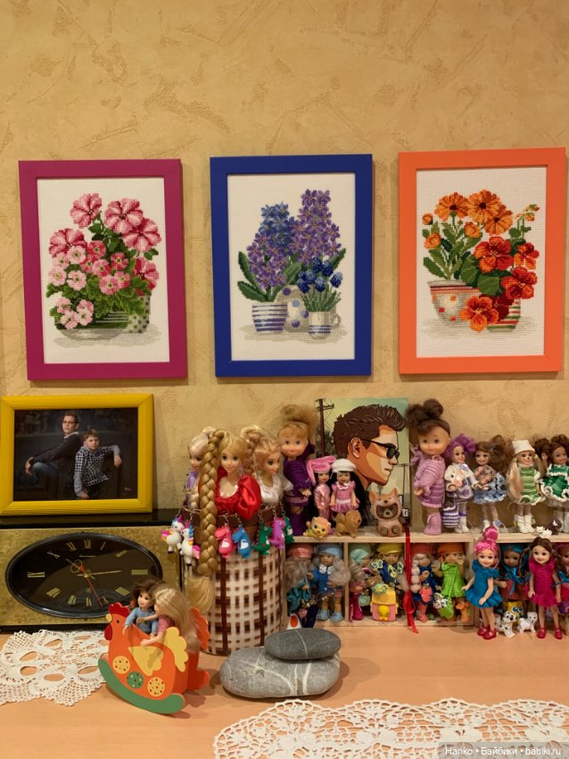 Яркий триптих — Вышивка крестиком (фото 4)