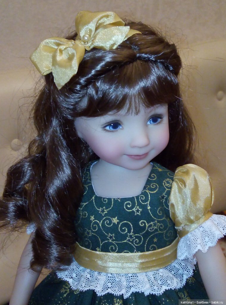 Новогодний наряд для куколки Эффнер (фото 10)