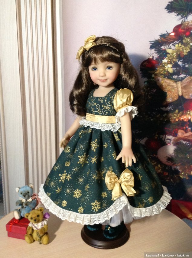 Новогодний наряд для куколки Эффнер (фото 2)