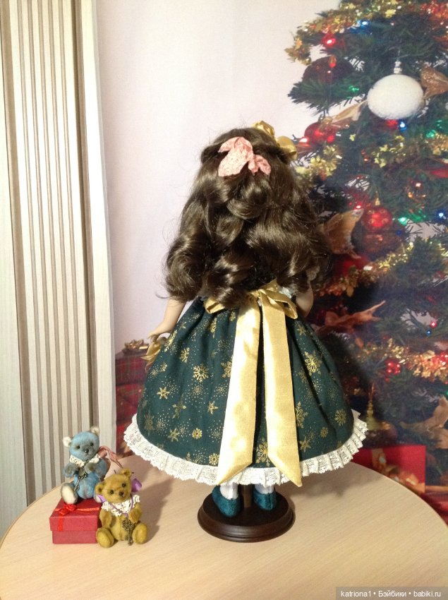 Новогодний наряд для куколки Эффнер (фото 4)