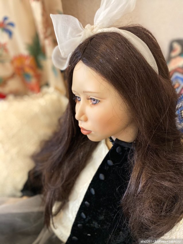 Вопрос по волосам — Куклы Christine Orange (Кристин Оранж): фарфор (фото 3)