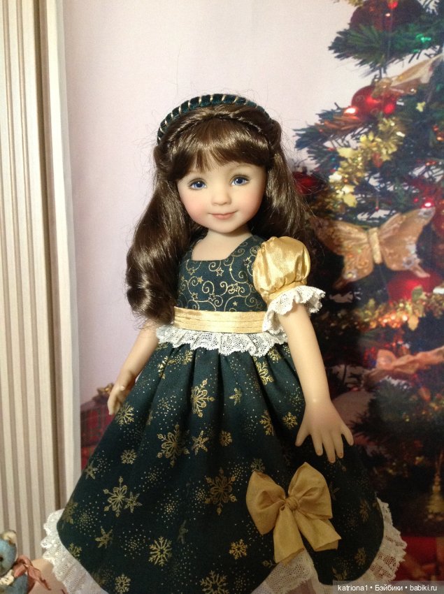 Новогодний наряд для куколки Эффнер (фото 9)