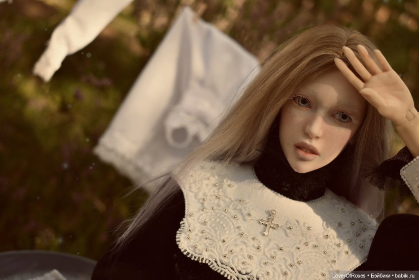 Девушка в лавандовых полях