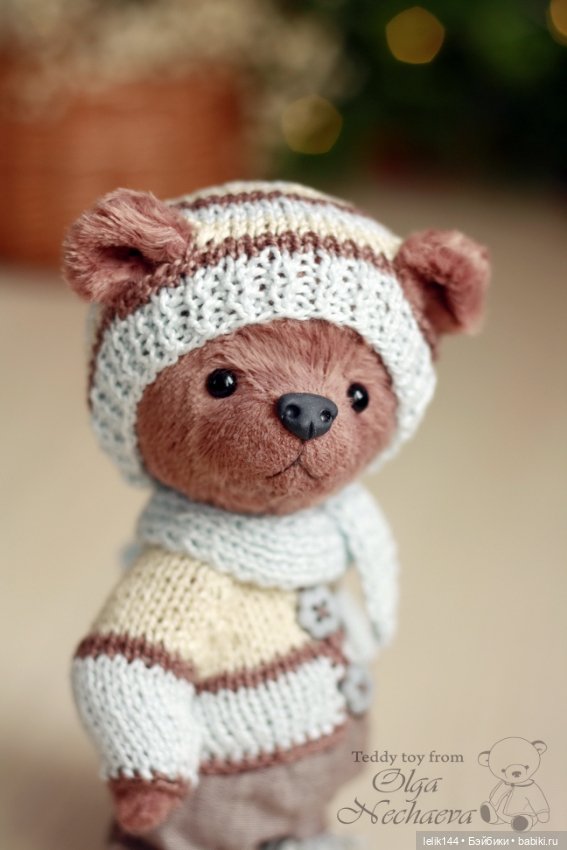 Тедди мишка Грегори — Авторские мишки Тедди и друзья: фото (фото 3)