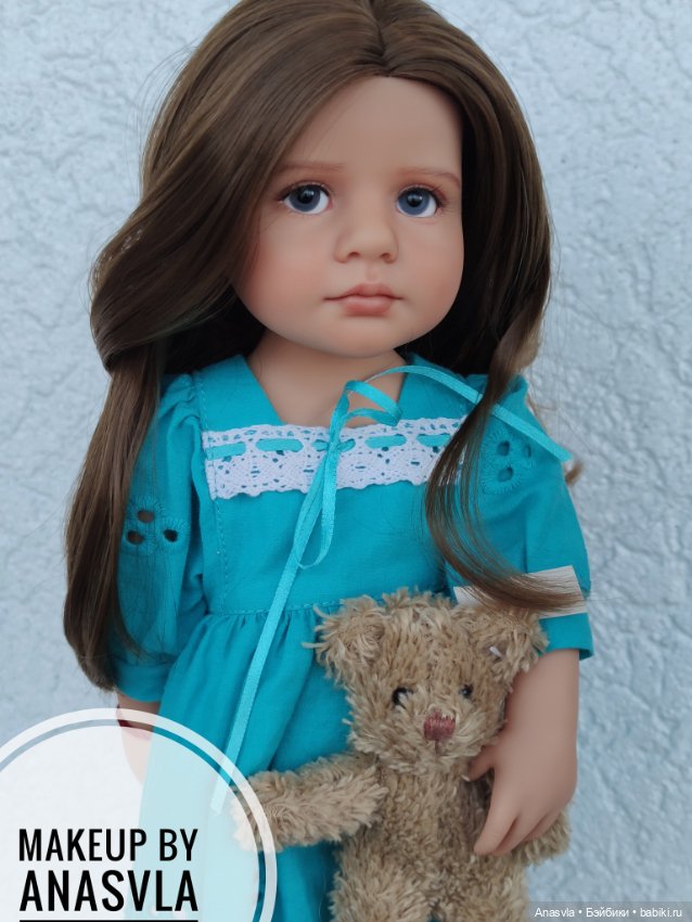 Грета — ООАК и кастом кукол Gotz (Готц): перерисовка