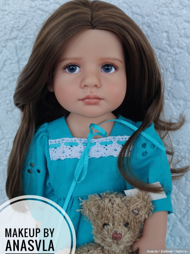 Грета — ООАК и кастом кукол Gotz (Готц): перерисовка