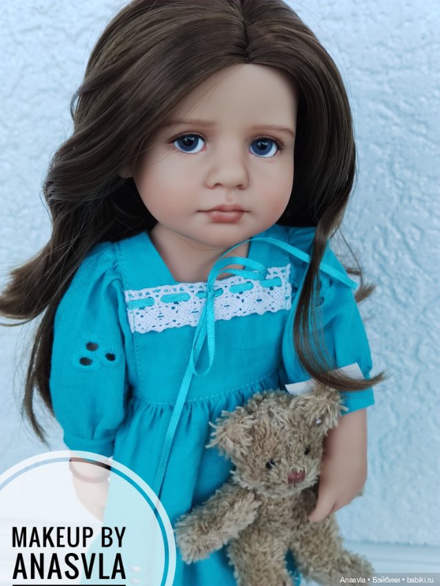 Грета — ООАК и кастом кукол Gotz (Готц): перерисовка