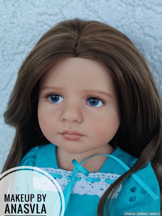 Грета — ООАК и кастом кукол Gotz (Готц): перерисовка