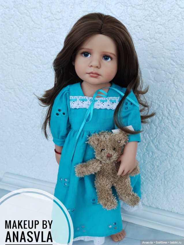 Грета — ООАК и кастом кукол Gotz (Готц): перерисовка