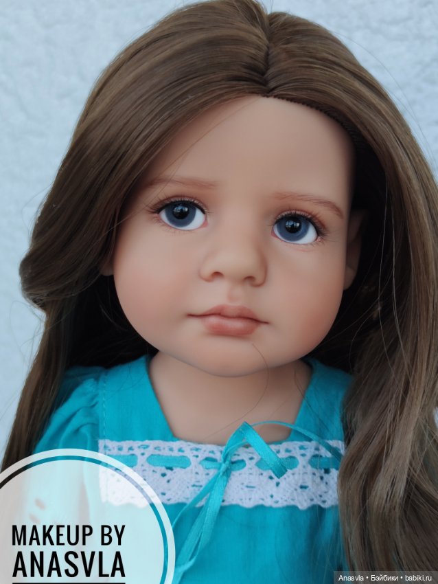 Грета — ООАК и кастом кукол Gotz (Готц): перерисовка (фото 8)