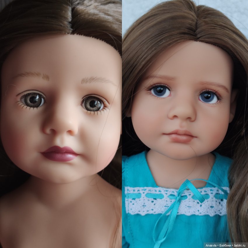 Грета — ООАК и кастом кукол Gotz (Готц): перерисовка