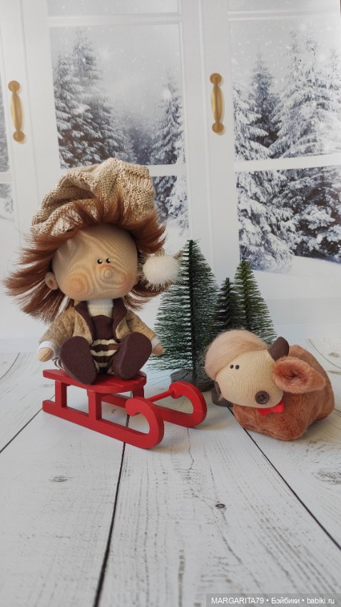 Гномик Васька — Авторские текстильные куклы: Вальдорфские