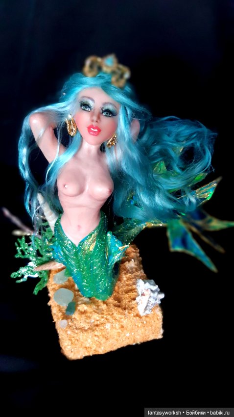 "Ундина" Авторская кукла Натальи Игнатьевой. Для тех, кто соскучился по морю