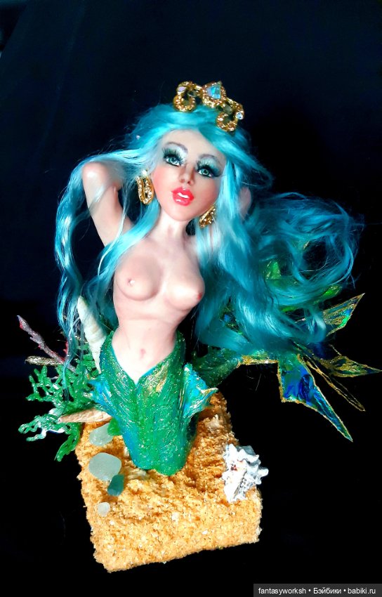 "Ундина" Авторская кукла Натальи Игнатьевой. Для тех, кто соскучился по морю