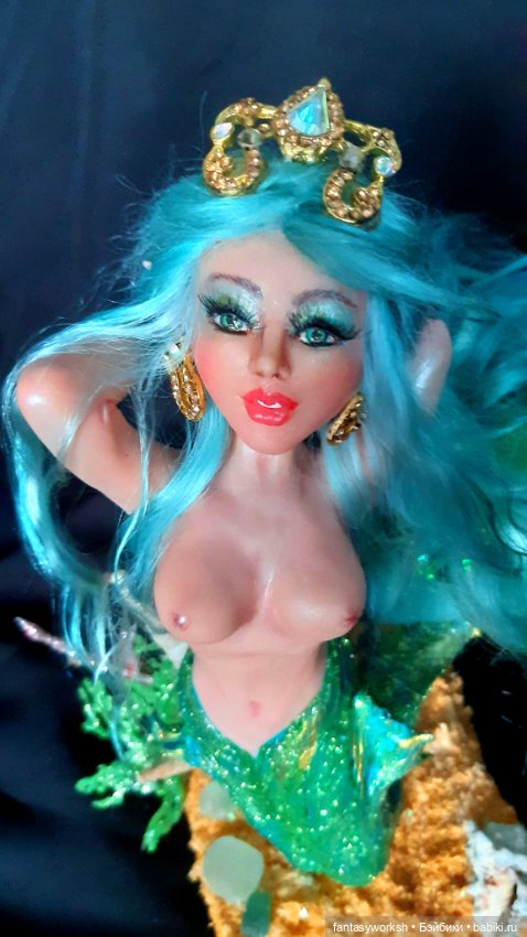 "Ундина" Авторская кукла Натальи Игнатьевой. Для тех, кто соскучился по морю