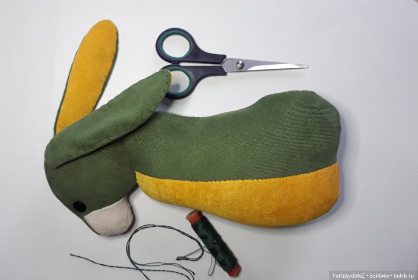 Мастер-класс мягкая игрушка заяц Zlata's fantasy dolls Часть 4,5 (фото 2)