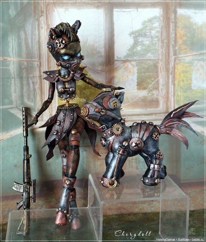 "Железные" дамы и кони — Реставрация и преображение кукол: ремонт