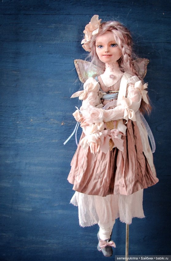 Текстильная шарнирная кукла. Fay (фото 5)