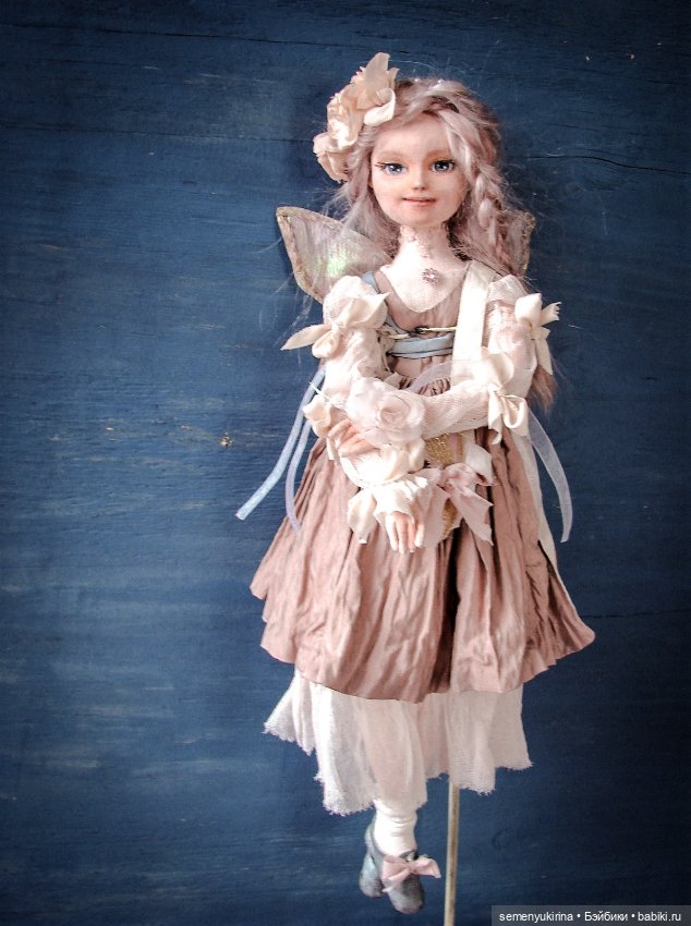 Текстильная шарнирная кукла. Fay (фото 2)