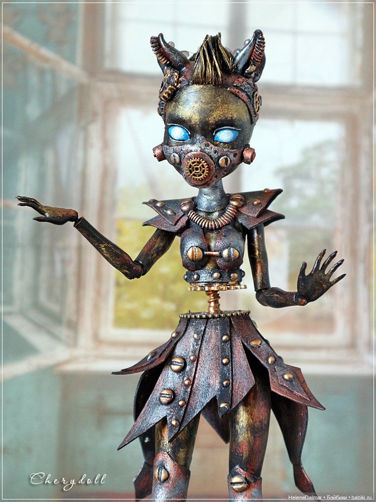 "Железные" дамы и кони — Реставрация и преображение кукол: ремонт (фото 9)