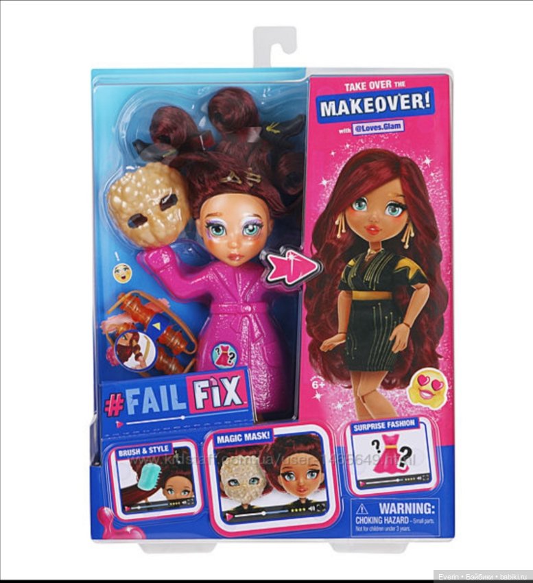 FailFix, Loves Glam — Игровые куклы разных производителей (Разное): редкие бренды (фото 2)