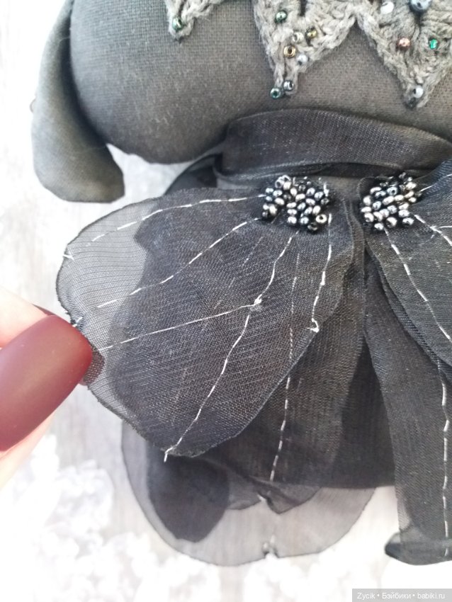 Черная чердачная моль — Авторские текстильные куклы: Вальдорфские (фото 5)