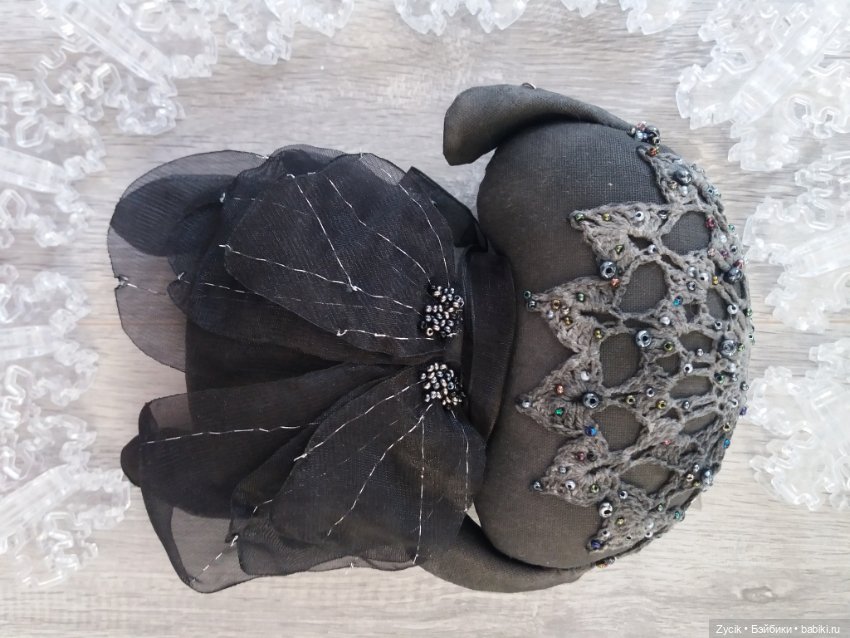 Черная чердачная моль — Авторские текстильные куклы: Вальдорфские (фото 4)