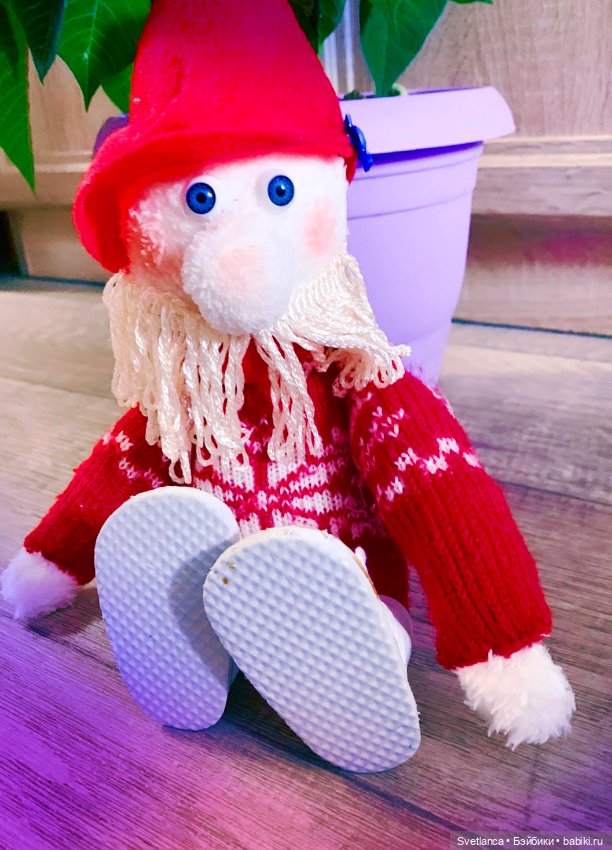 Зимний гном — Наши хобби и творчество: вышивка (фото 7)
