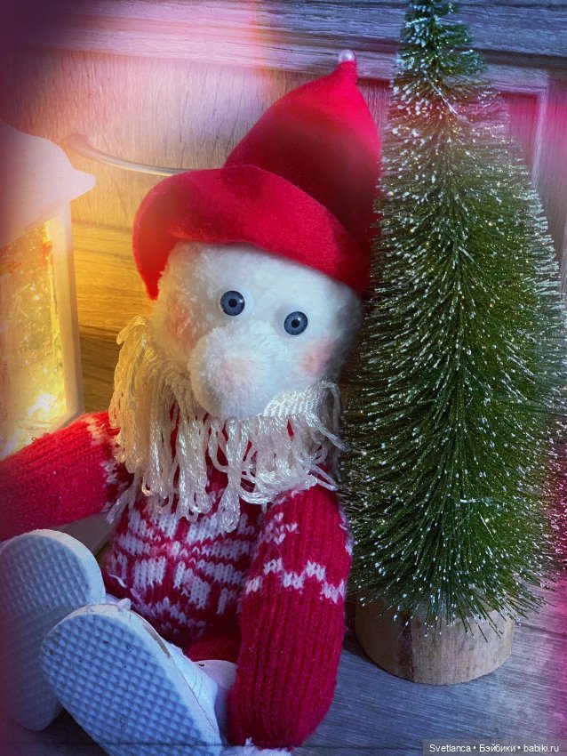 Зимний гном — Наши хобби и творчество: вышивка (фото 2)