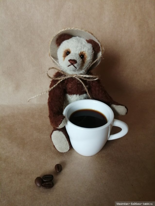 Тедди медведь. Кофейная панда (фото 8)