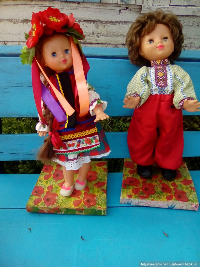 Куклы в костюмах народов Забайкальского края Улётовского района .(Украинцы) " часть 3