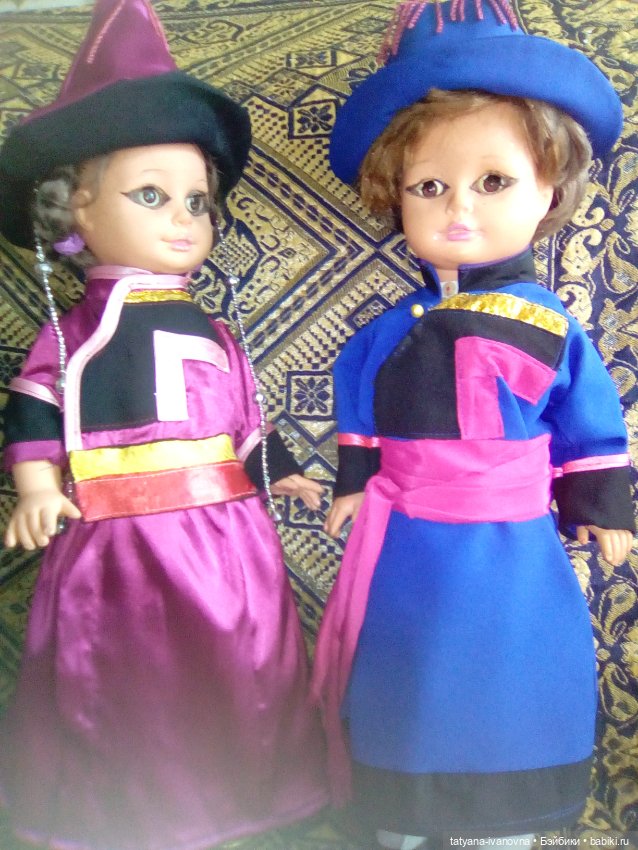 Куклы в костюмах народов Забайкальского края Улётовского района .(Буряты ) " часть 4