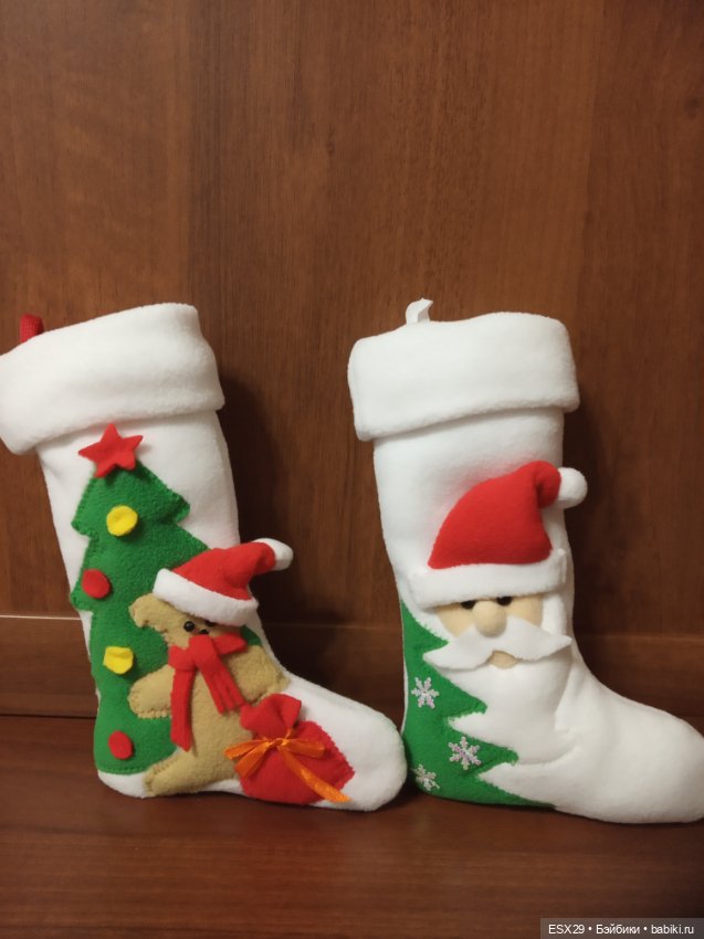Новогодние поделки из флиса (фото 3)