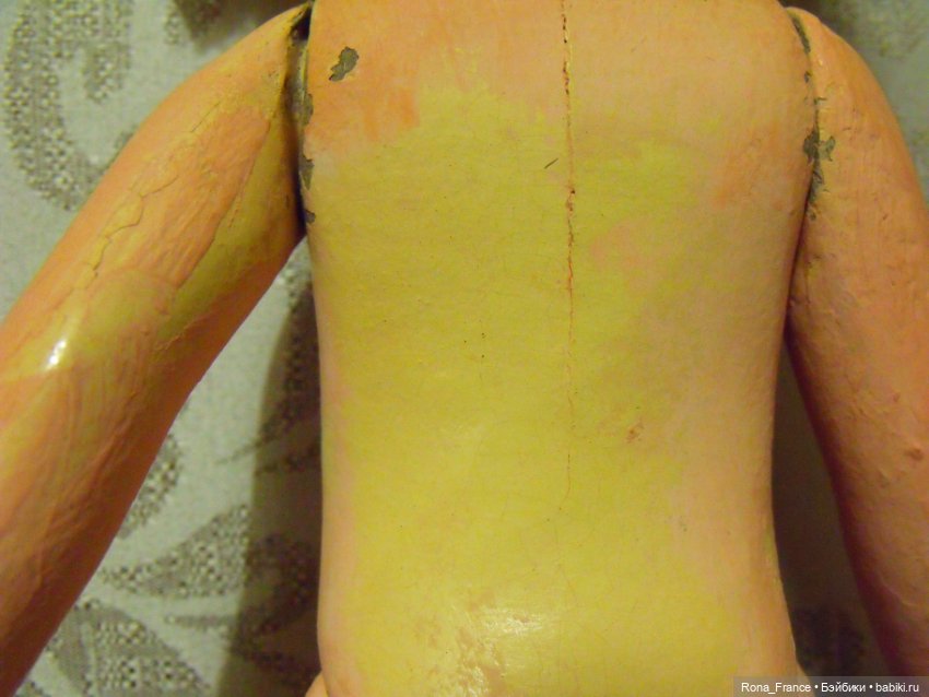 Реставрация пресс-опилочной куклы (фото 5)