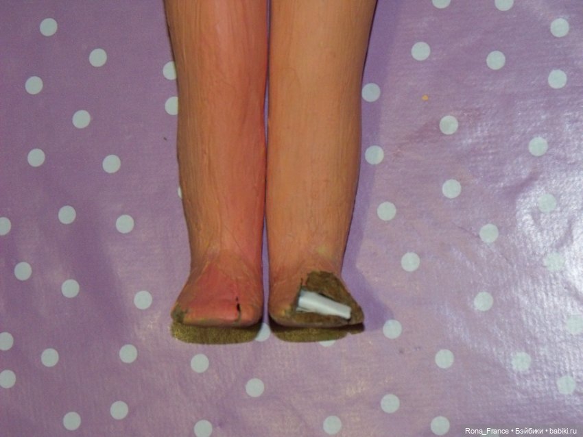 Реставрация пресс-опилочной куклы (фото 3)