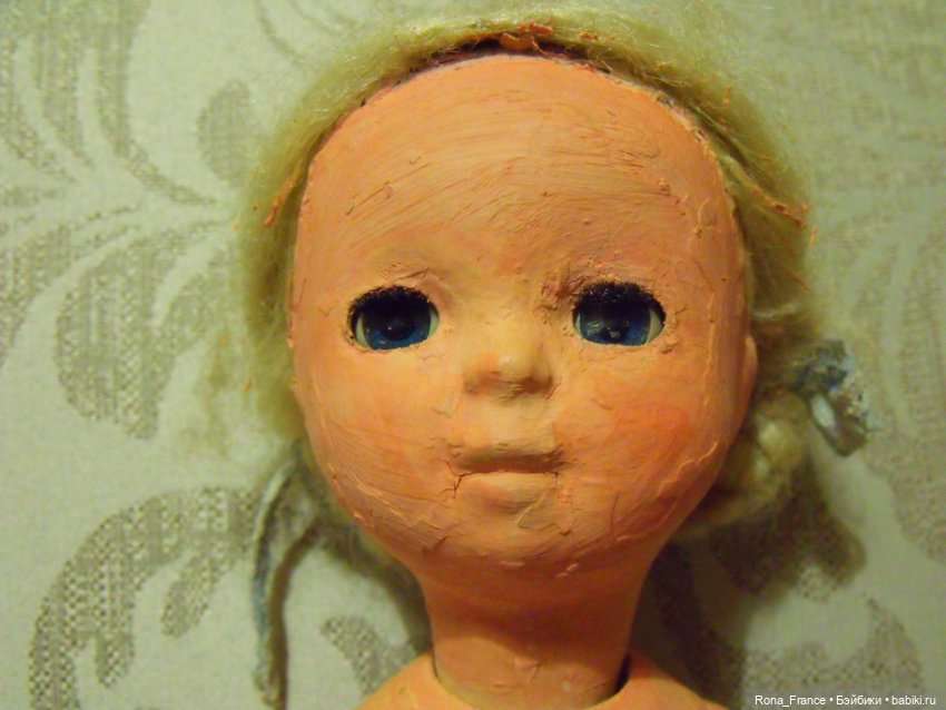 Реставрация пресс-опилочной куклы (фото 4)