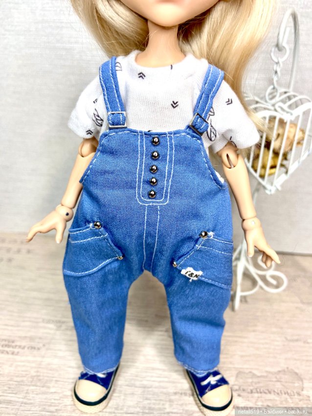 Джинсовые комплекты. Куклы Филенко- tafidolls (фото 3)
