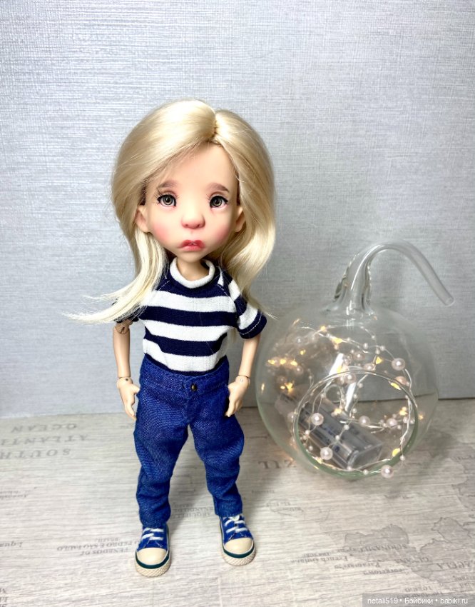 Джинсовые комплекты. Куклы Филенко- tafidolls (фото 4)