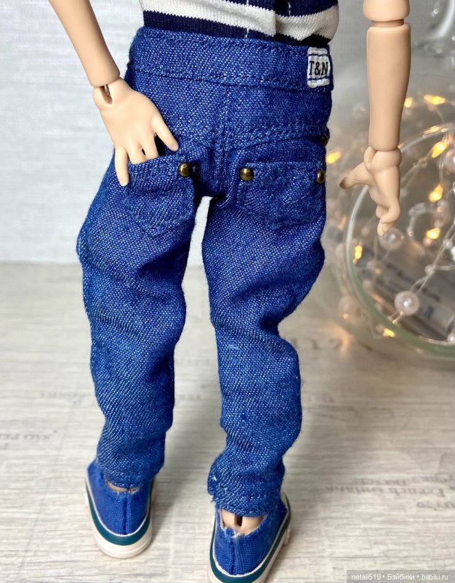 Джинсовые комплекты. Куклы Филенко- tafidolls (фото 7)