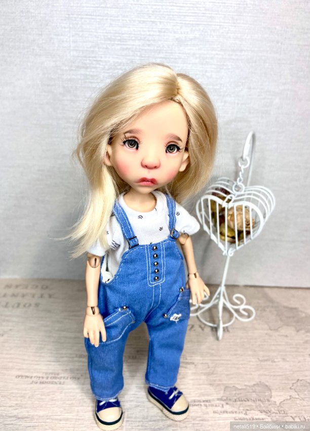 Джинсовые комплекты. Куклы Филенко- tafidolls (фото 2)
