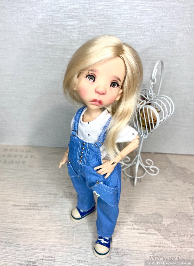 Джинсовые комплекты. Куклы Филенко- tafidolls