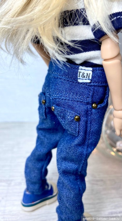 Джинсовые комплекты. Куклы Филенко- tafidolls (фото 6)