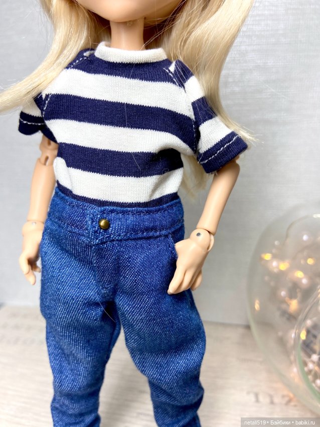 Джинсовые комплекты. Куклы Филенко- tafidolls (фото 5)