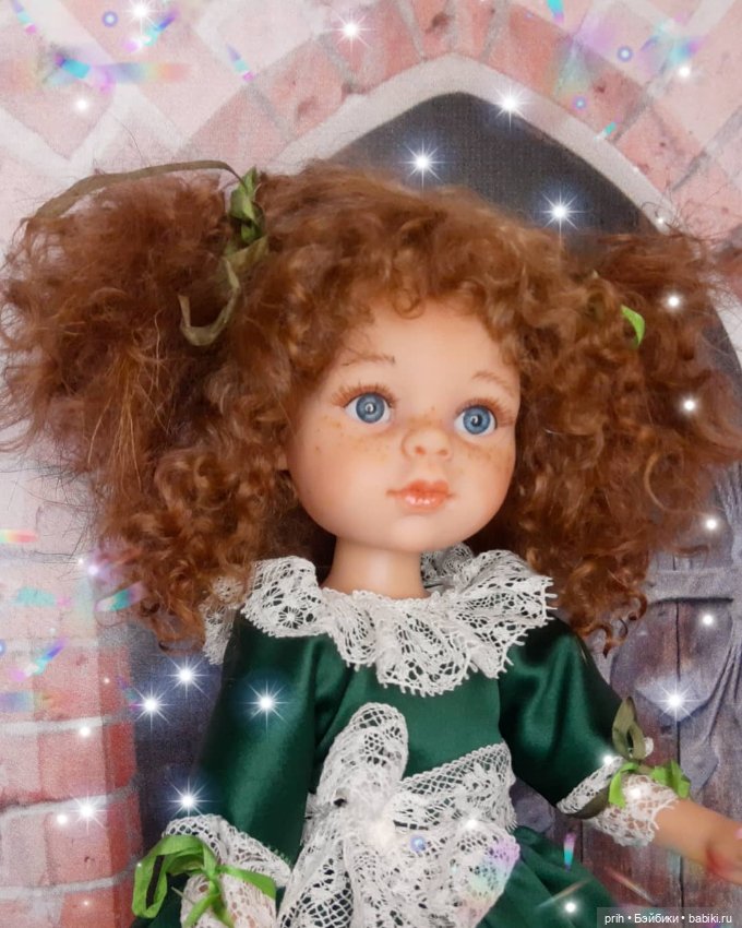 И так тоже бывает — ООАК Paola Reina (Паола Рейна) и испанских кукол: перерисовка (фото 4)