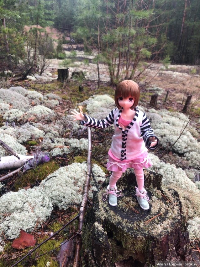 Azone Майа в лесу после дождя