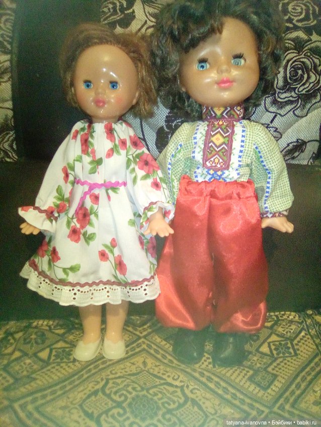 Куклы в костюмах народов Забайкальского края Улётовского района .(Украинцы) " часть 3