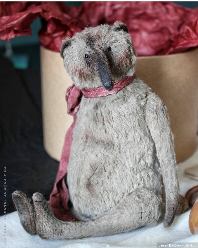 Выкройка медведя Жак. Автор Анастасия Кулпина