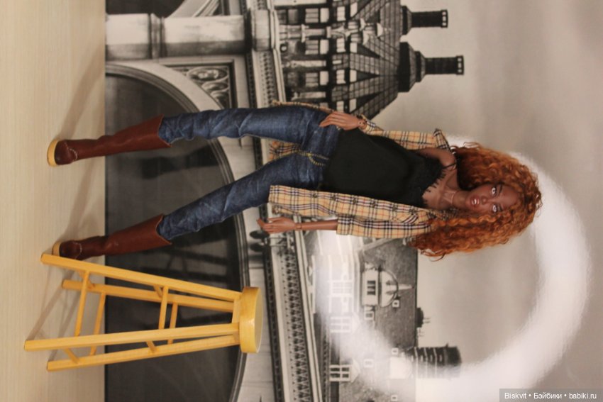 Шарнирная кукла Гончаровой Екатерины