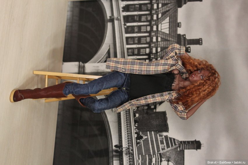 Шарнирная кукла Гончаровой Екатерины